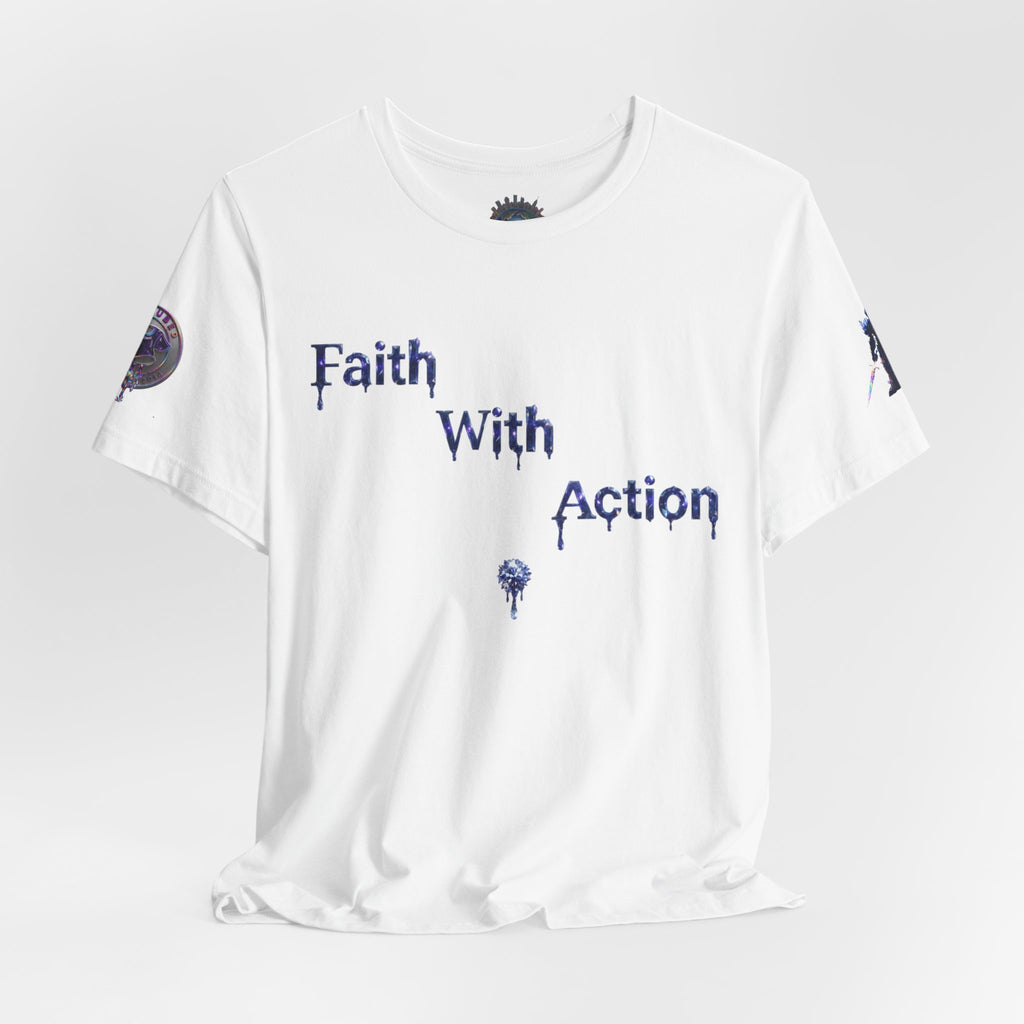 Faith With Action T-Shirt — Inspirational Christian Tee