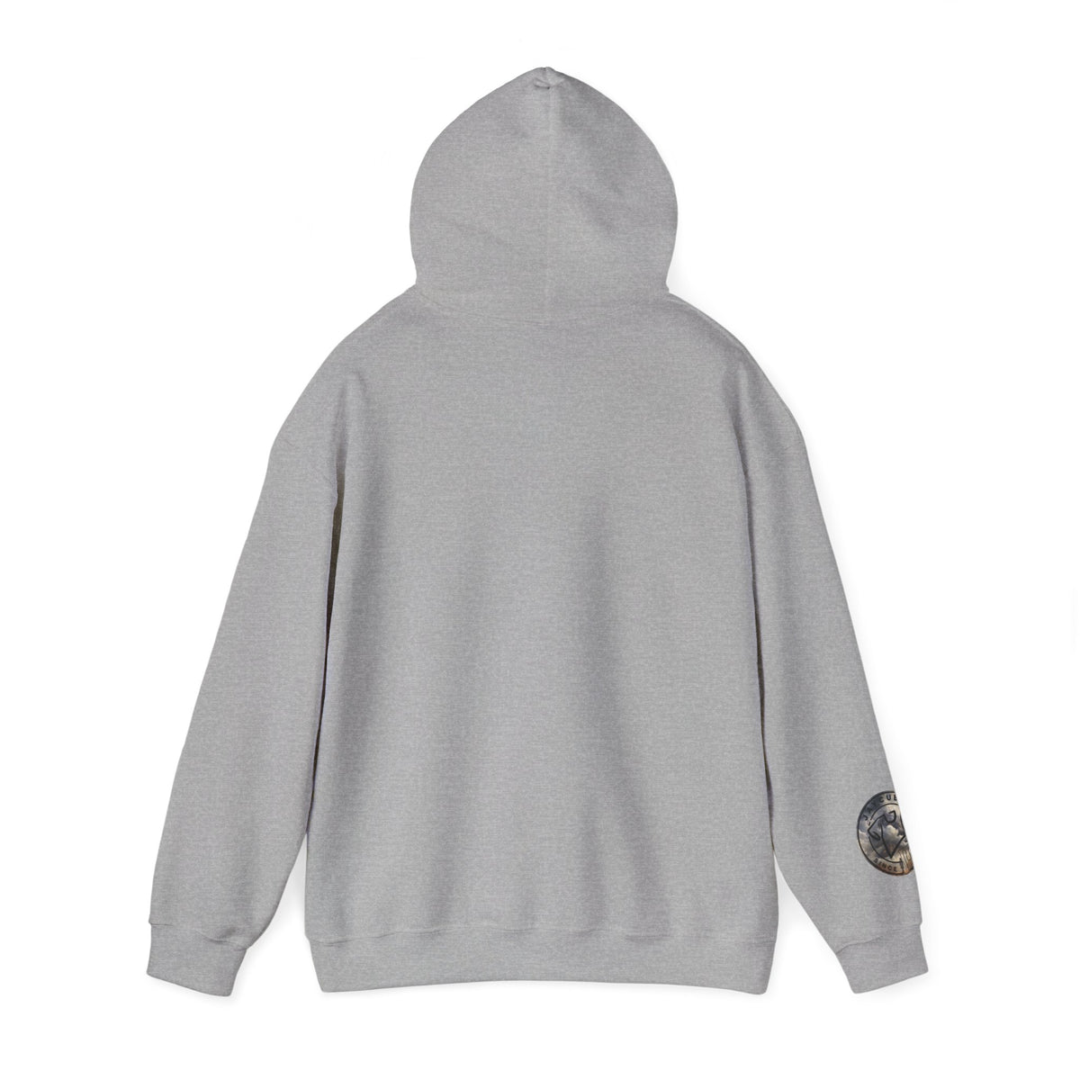 Monogram Crew Hoodie — Vintage Lettering Graphic Sweatshirt
