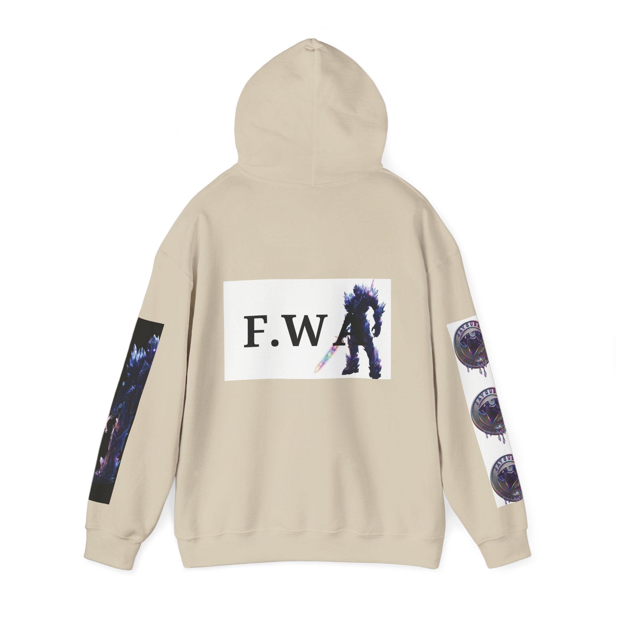 Faith With Action Hoodie — Inspirational Christian Graphic Pullover