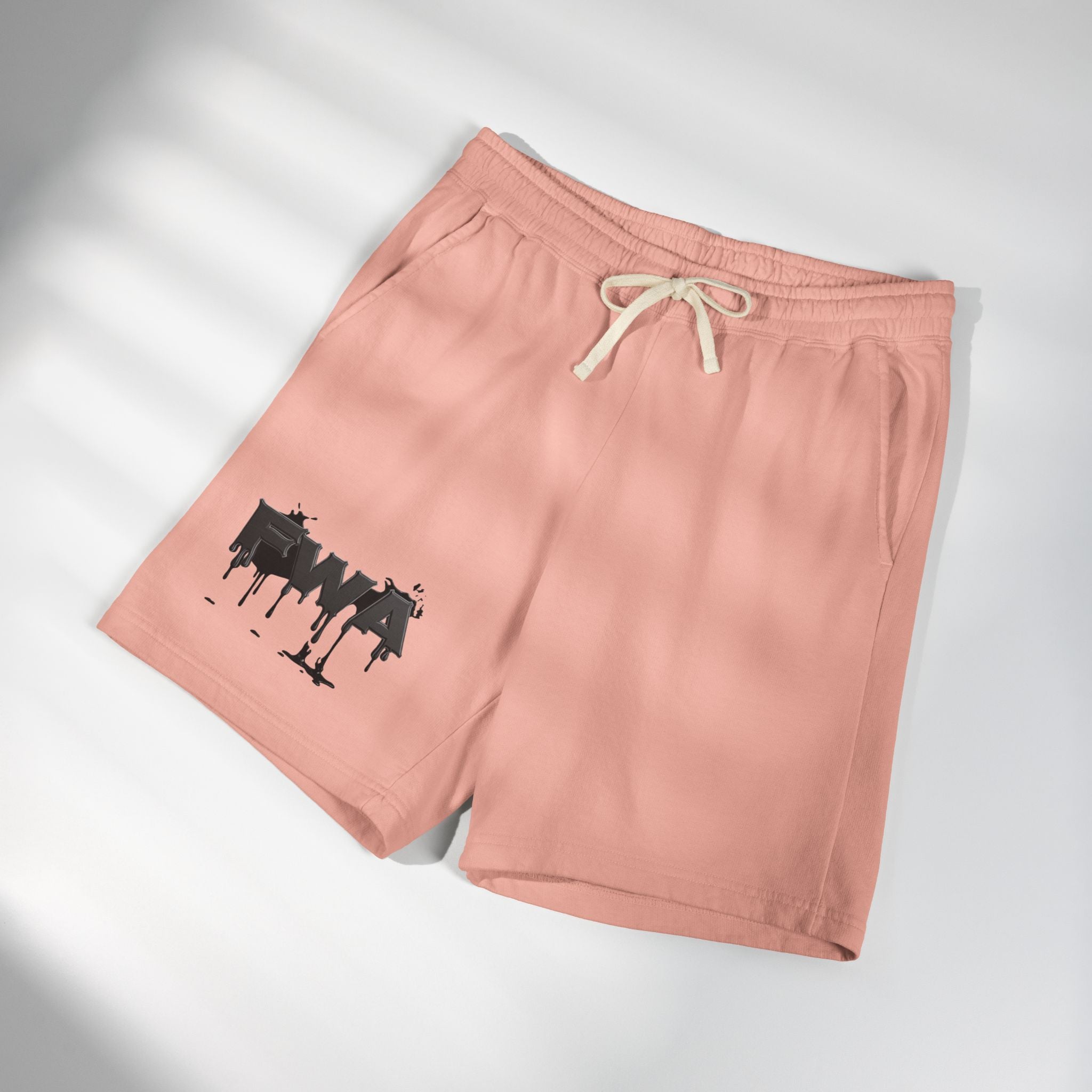 Faith With Action Graphic Sweat Shorts — Lightweight Fleece Casual