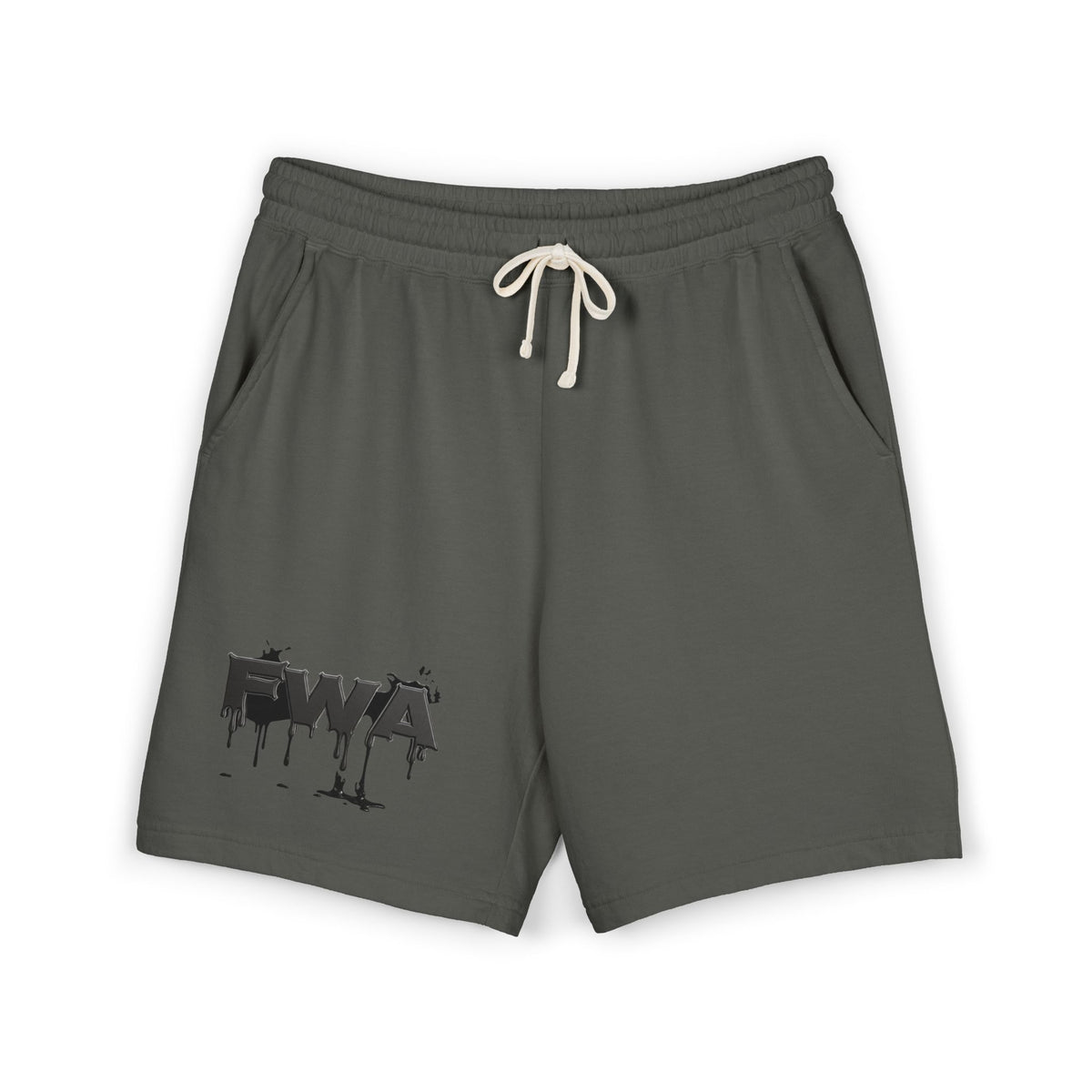 Faith With Action Graphic Sweat Shorts — Lightweight Fleece Casual