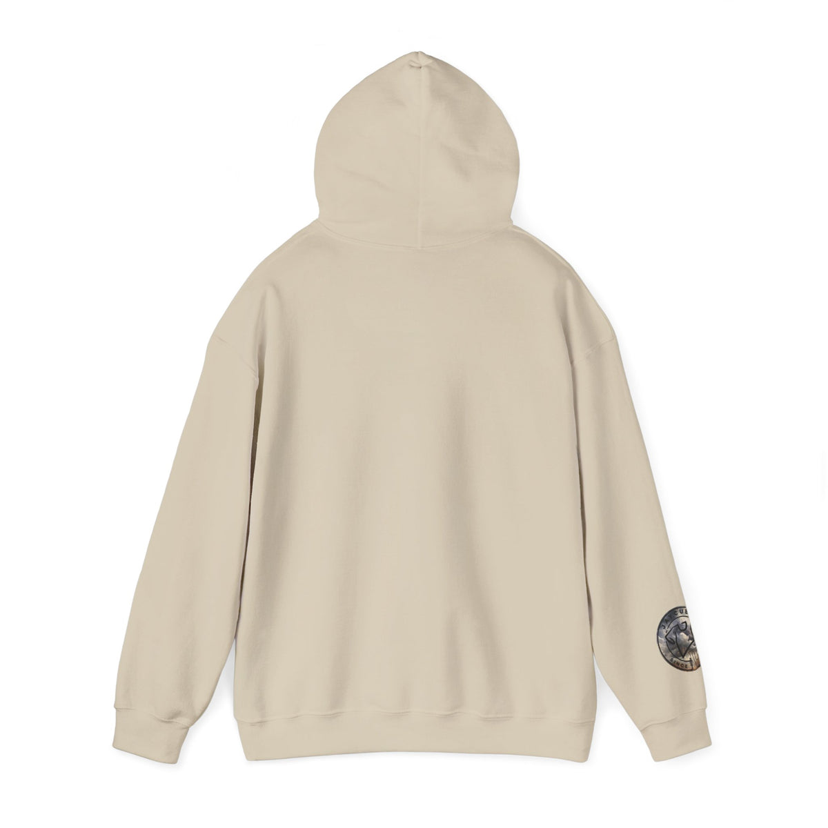 Monogram Crew Hoodie — Vintage Lettering Graphic Sweatshirt