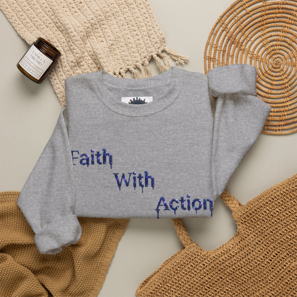Faith With Action Crewneck Sweatshirt