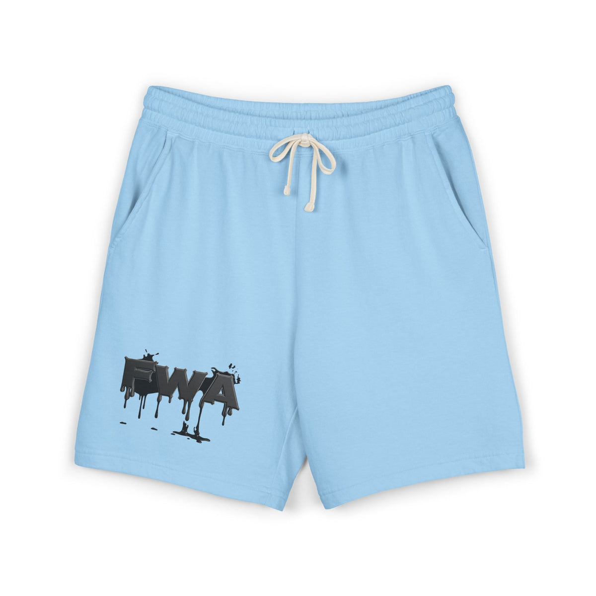 Faith With Action Graphic Sweat Shorts — Lightweight Fleece Casual